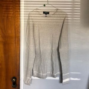 Textured Knit Long-Sleeve Tee